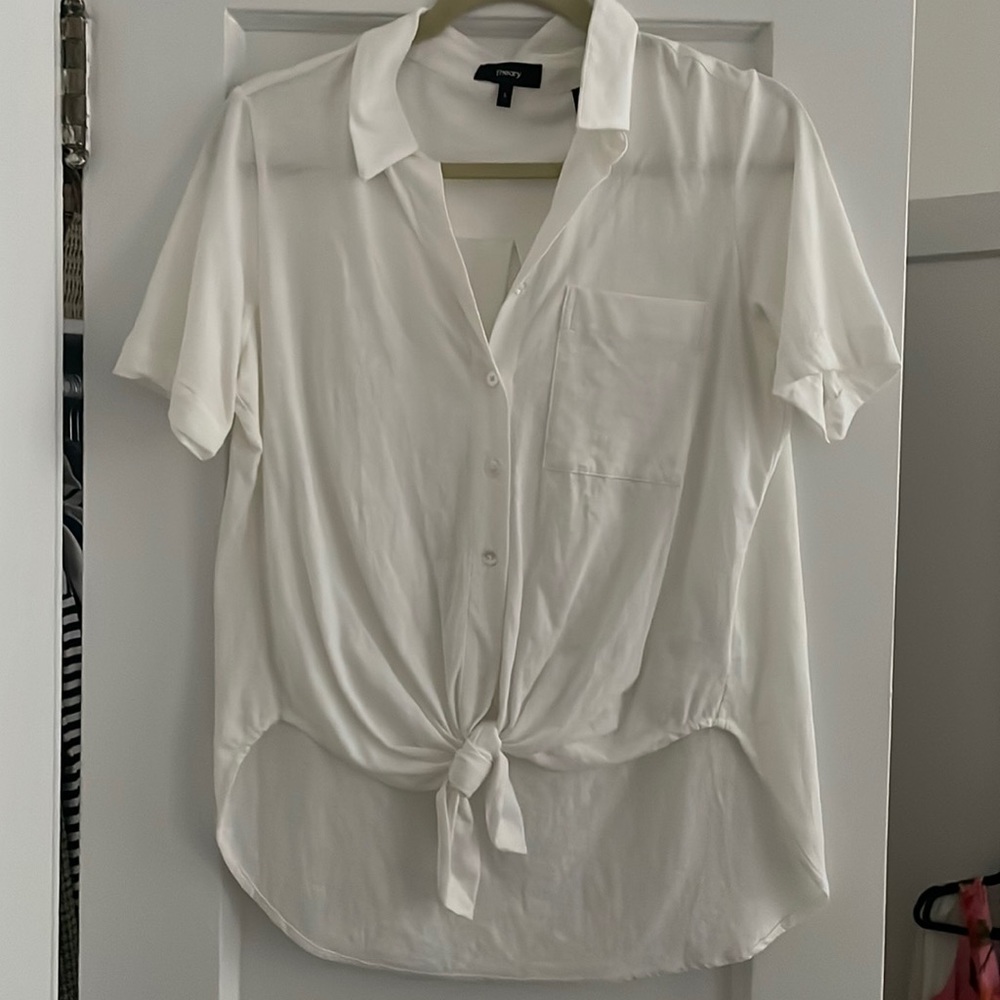 Theory Cotton Button Shirt